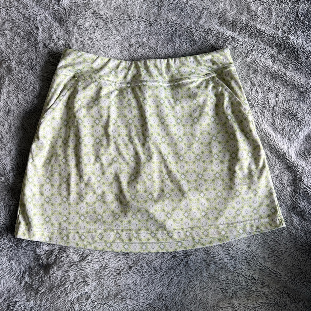 PGA Tour Light Green A-Line Skirt